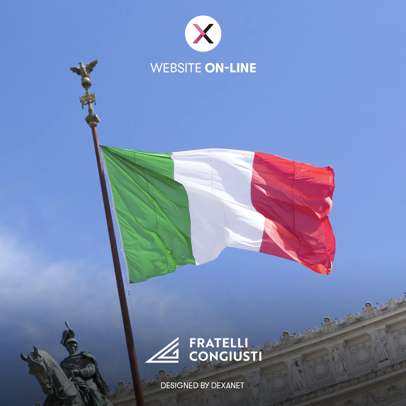 Issiamo la bandiera della qualità con il nuovo sito di F.lli Congiusti.