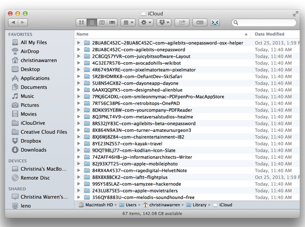 iCloud-mobile-documents-folder