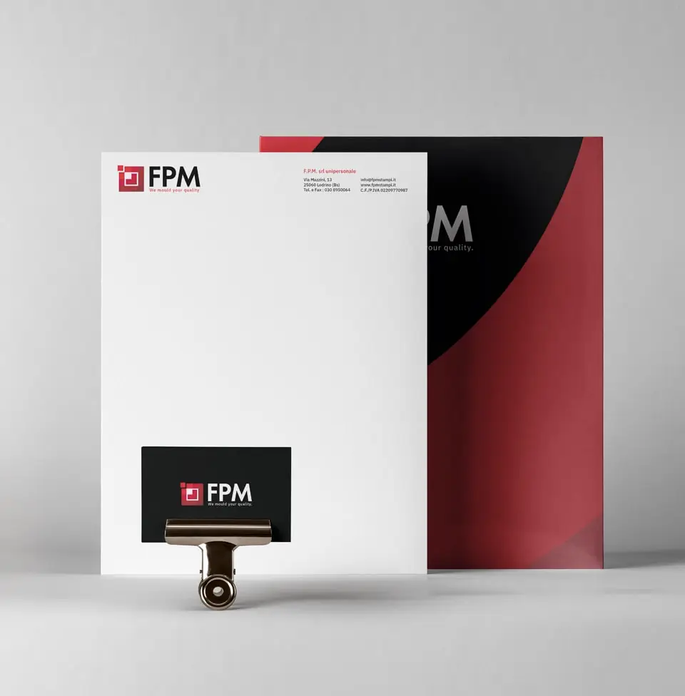 Dexa project realizzazione brand identity per FPM Stampi