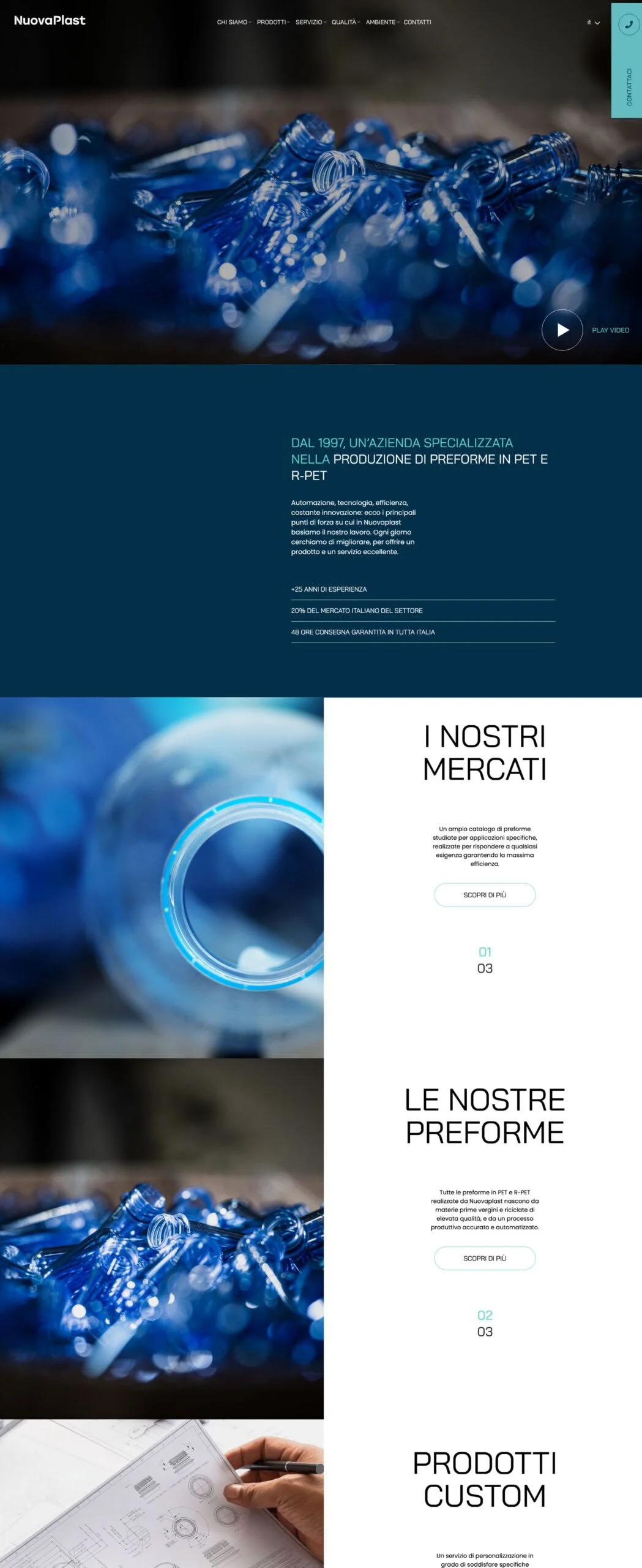 Dexa: realizzazione sito web Nuovaplast - 2