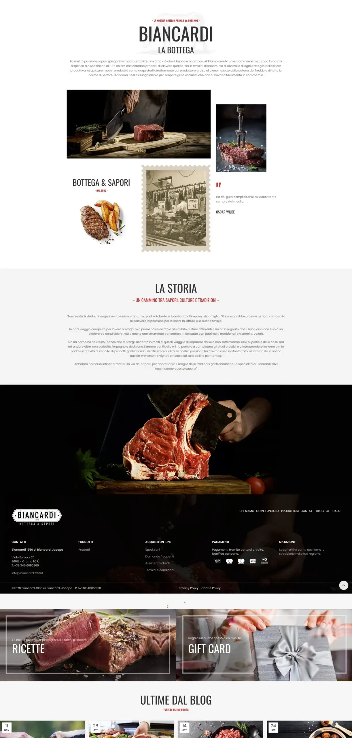 Dexa project mockup 3 realizzazione sito web per Biancardi 1950