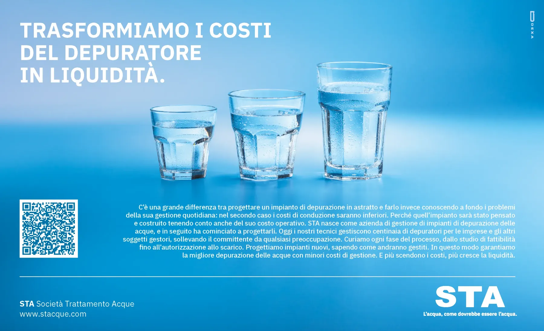 bicchieri acqua comunicazione trattamento acque