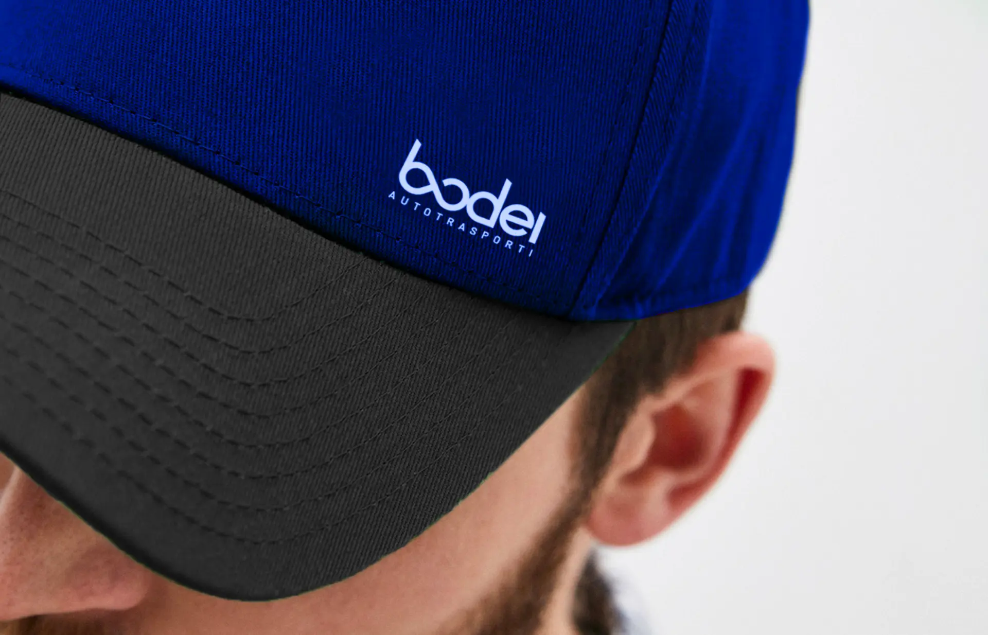 cappello divisa aziendale rebranding autotrasporti bodei