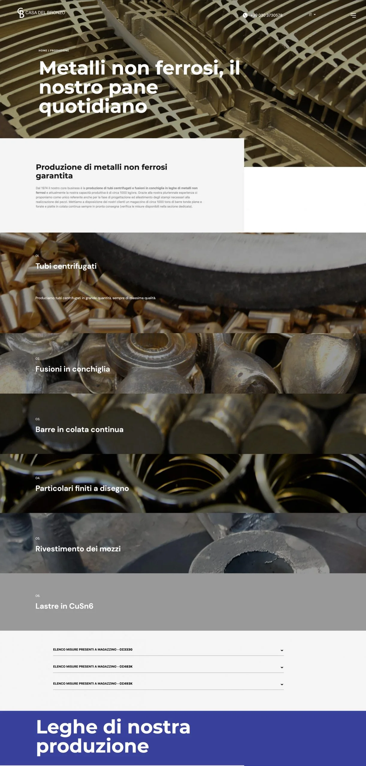 Dexa project mockup 2 realizzazione sito web per Casa del bronzo