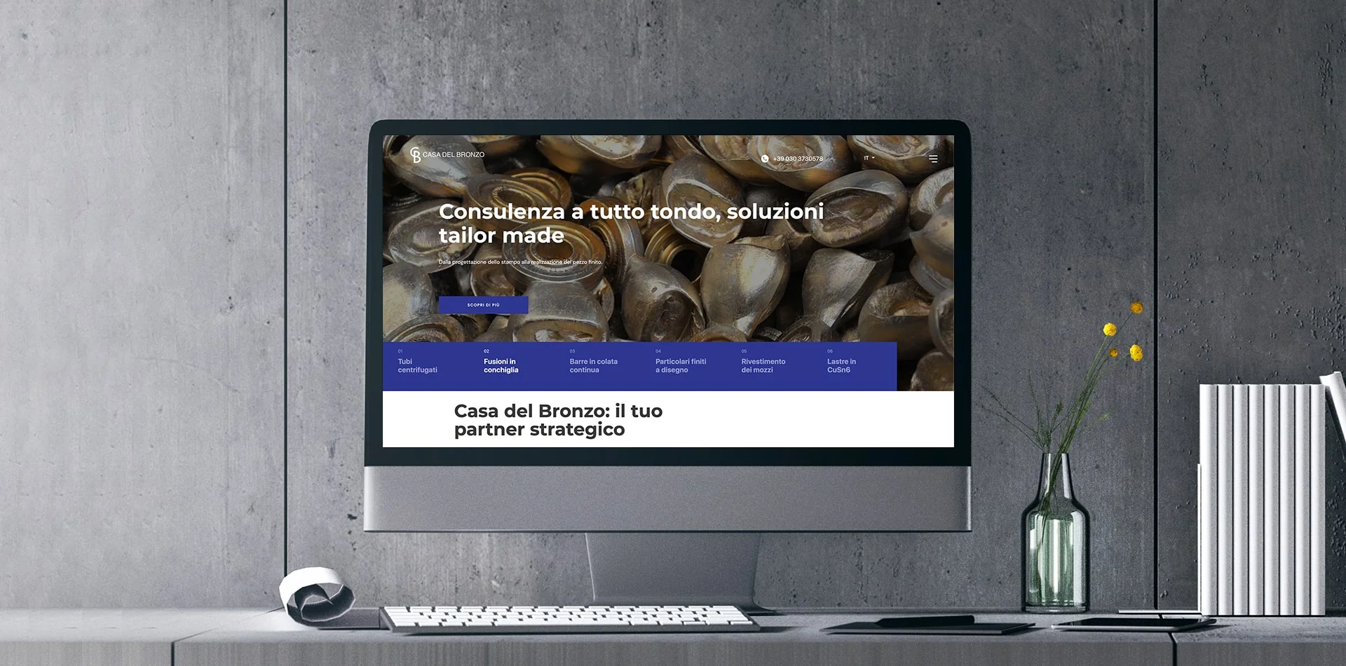 Dexa project realizzazione sito web per Casa del bronzo