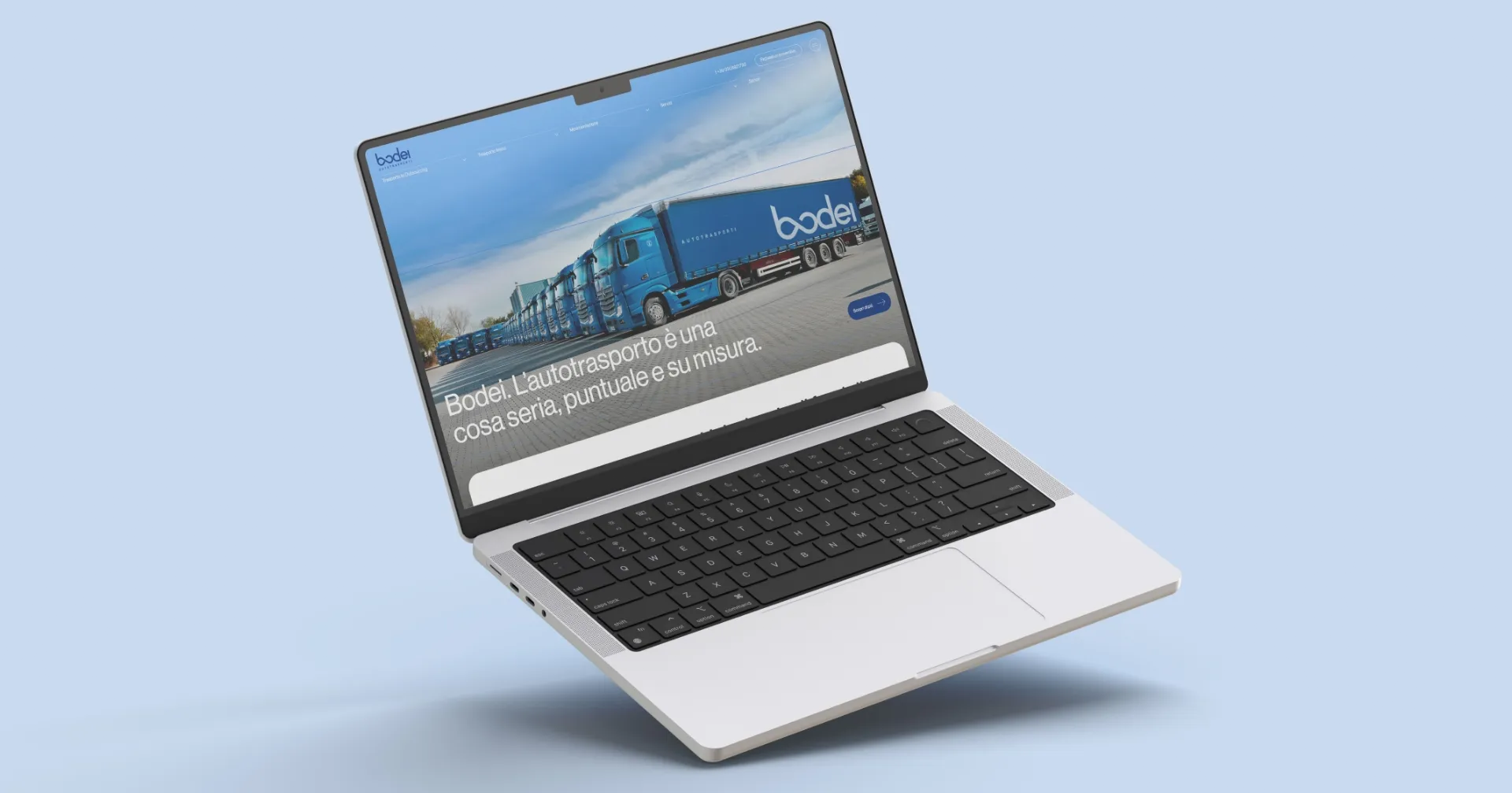 homepage nuovo sito autotrasporti bodei