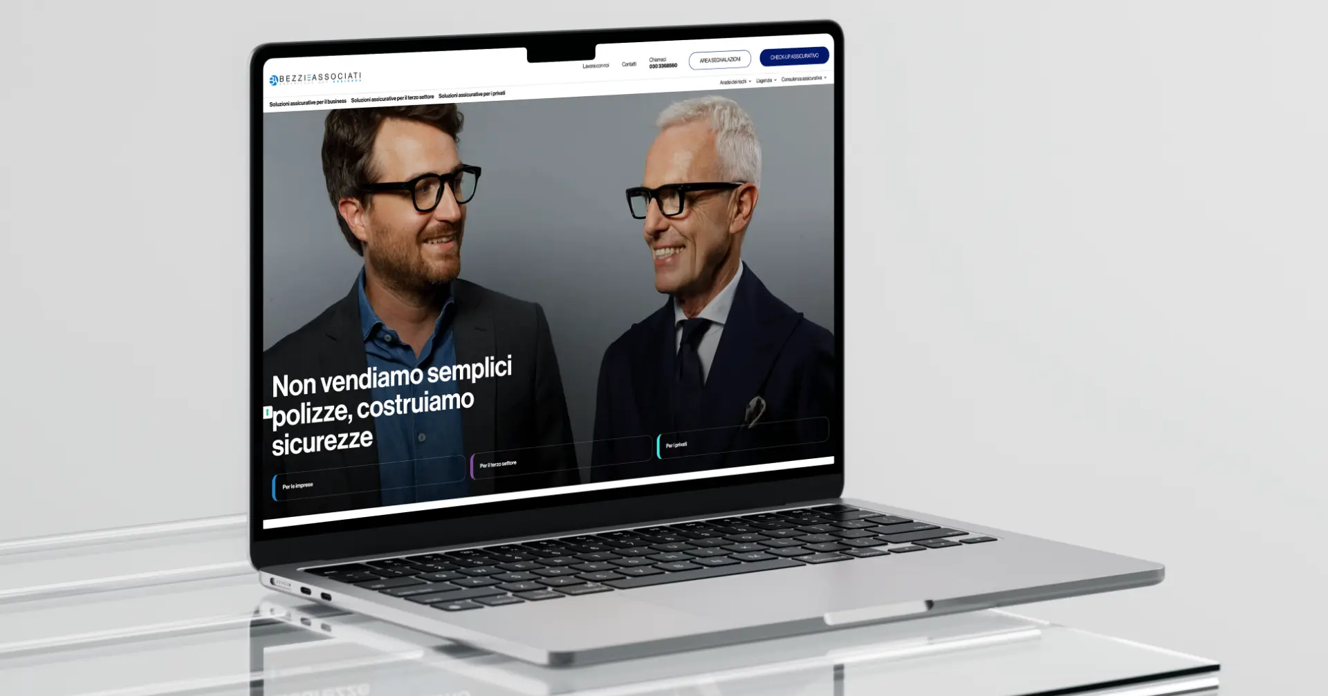 homepage nuovo sito bezzi e associati