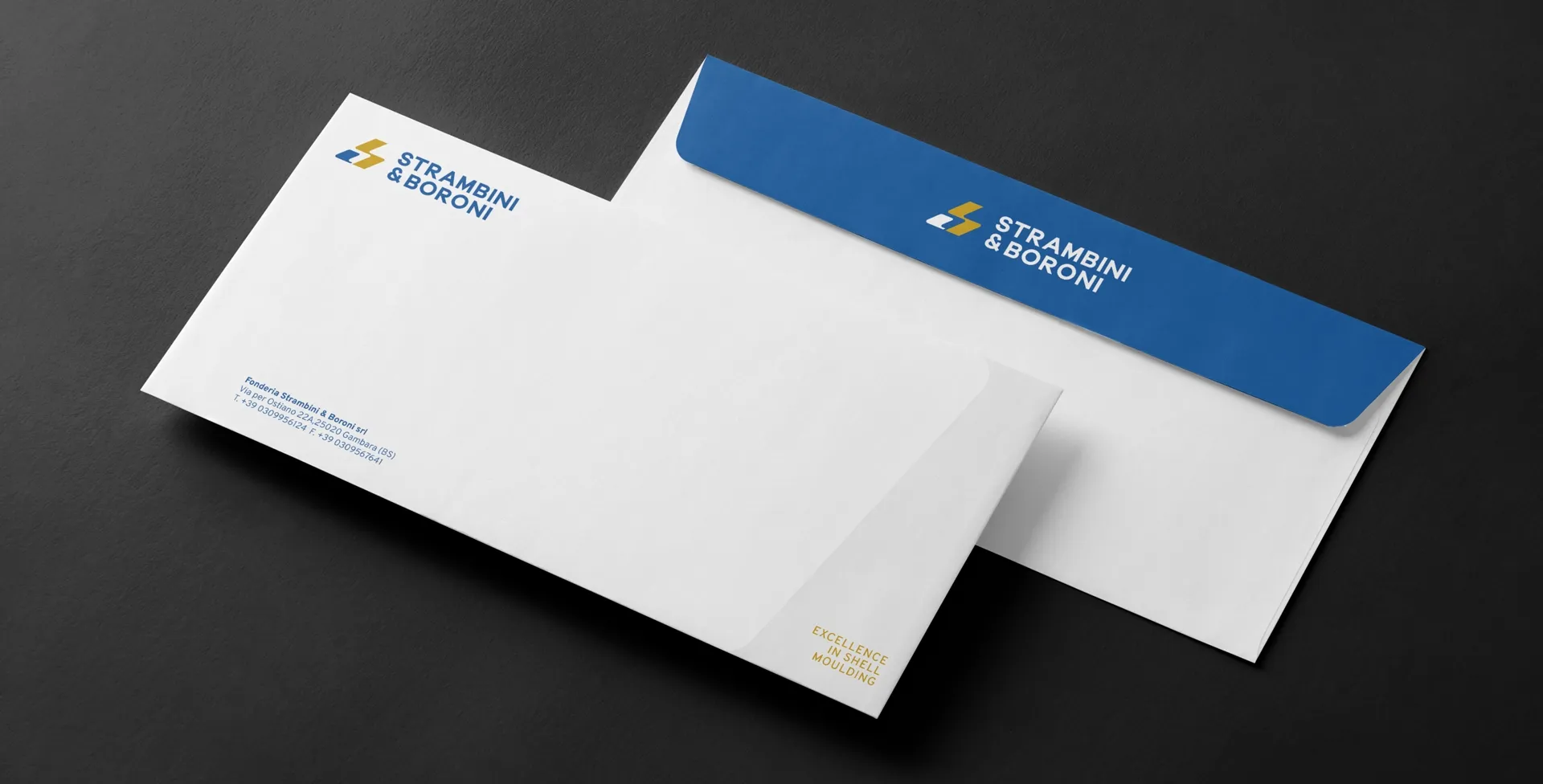lettera e carta intestata con rebranding strambini e boroni