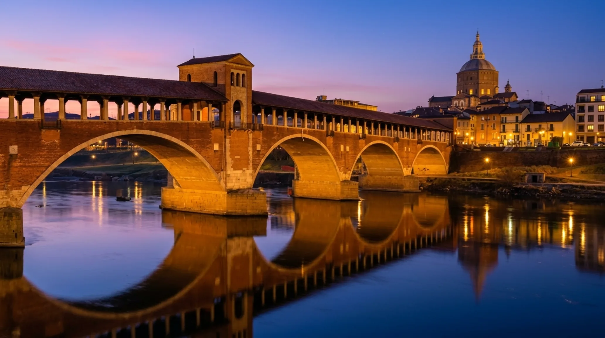 ponte coperto pavia