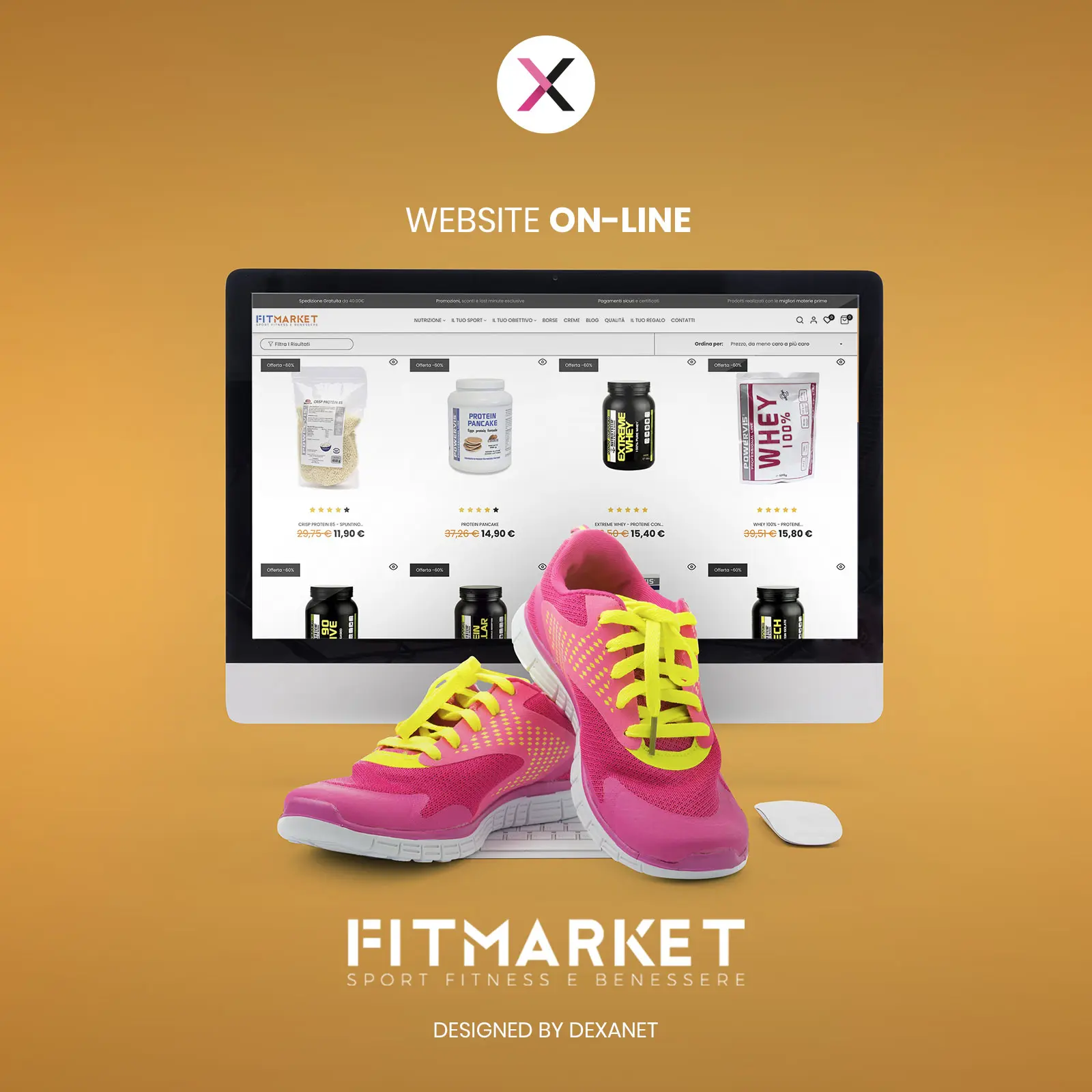 In splendida forma: restyling dell’e-commerce di fitness e benessere FitMarket.