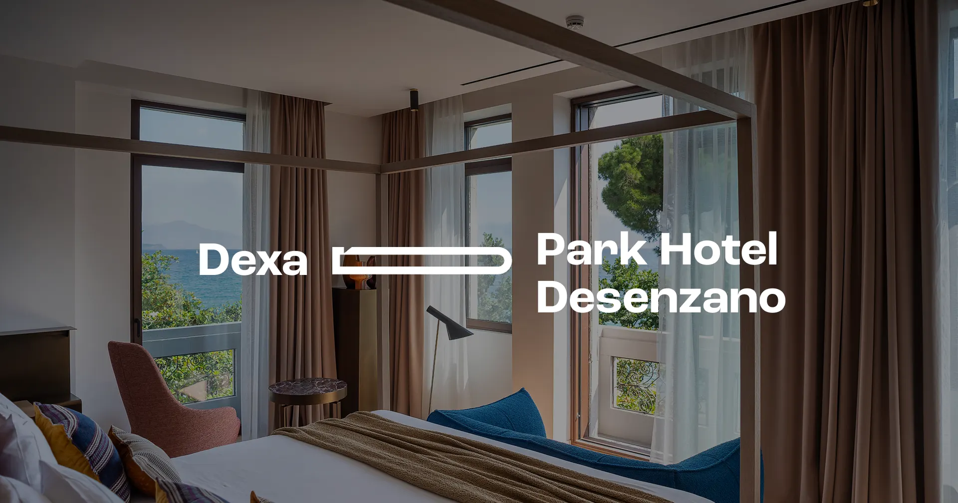 Realizzazione sito web per hotel e direzione creativa dello shooting fotografico: il progetto Dexa per Park Hotel, boutique hotel 4 stelle a Desenzano del Garda.