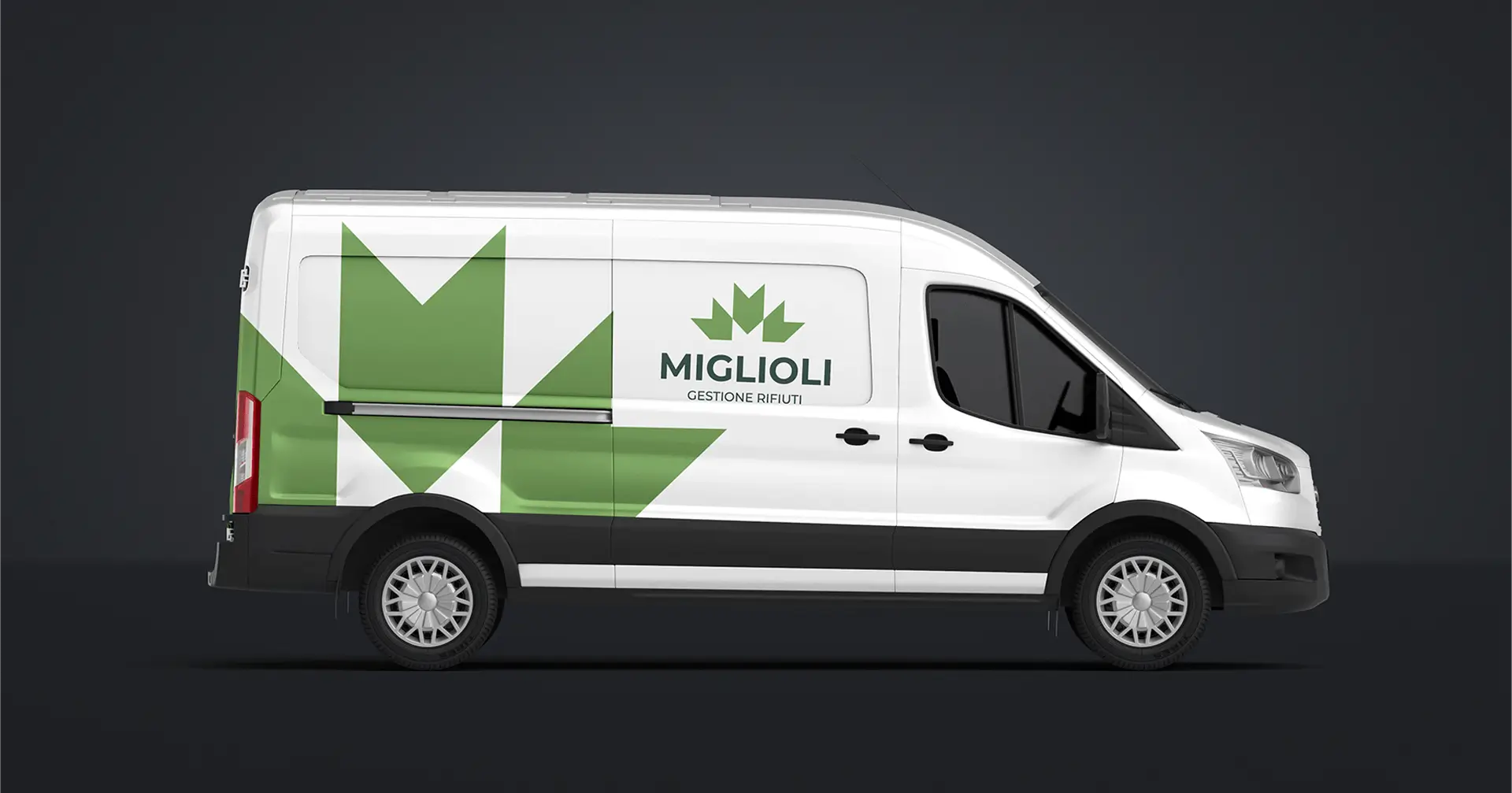 rebranding grafica furgoni miglioli