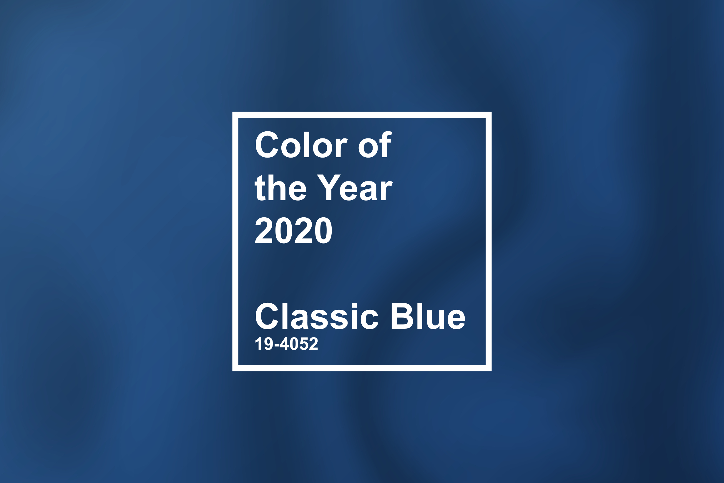 classic blue colore pantone 2020
