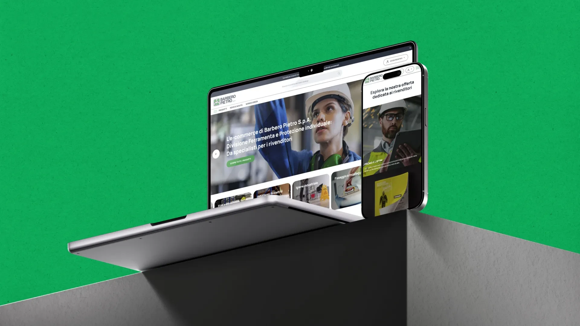 sito desktop e mobile ecommerce barbero pietro