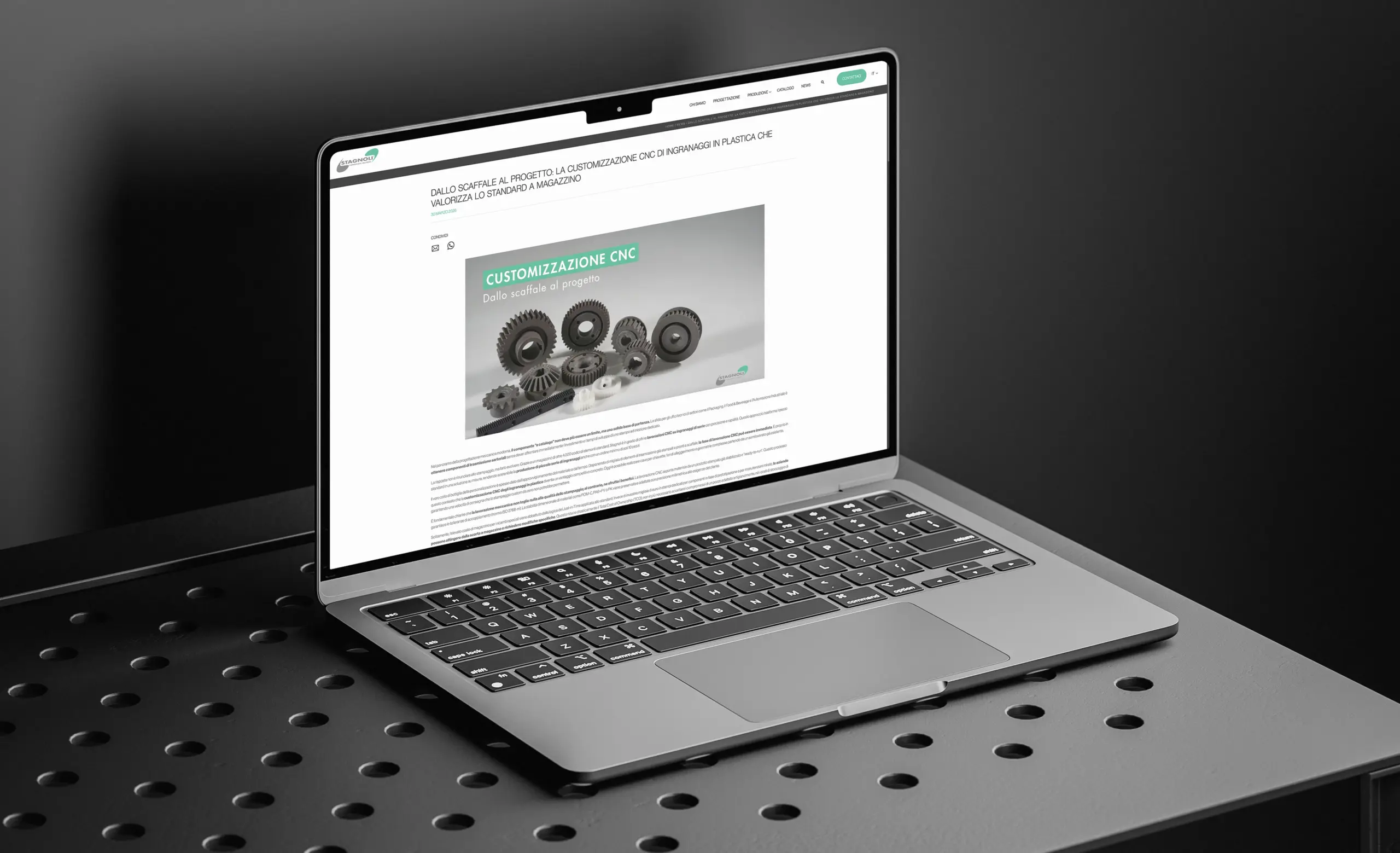 sito web azienda ingranaggi plastica