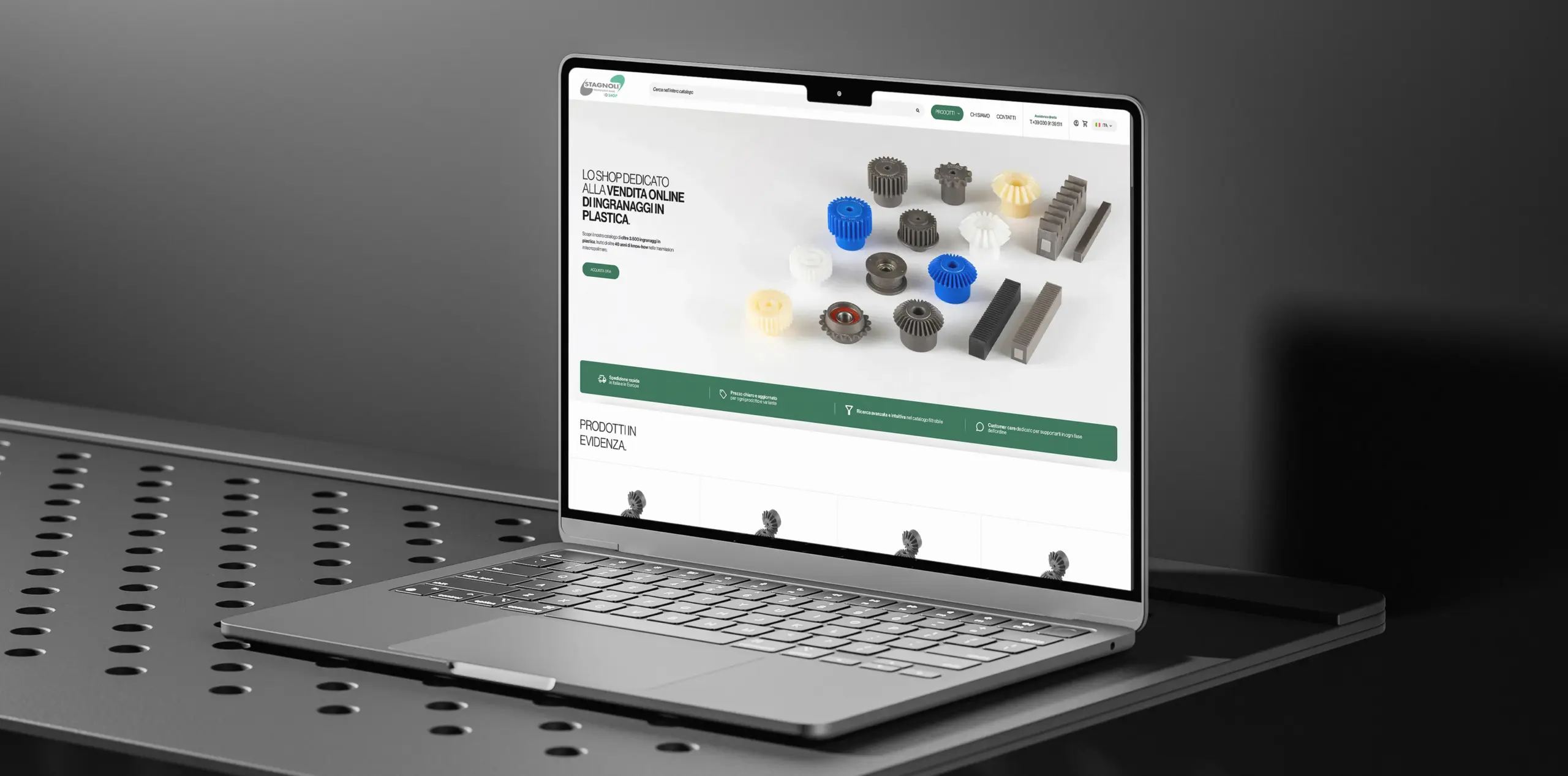 sito web azienda ingranaggi plastica