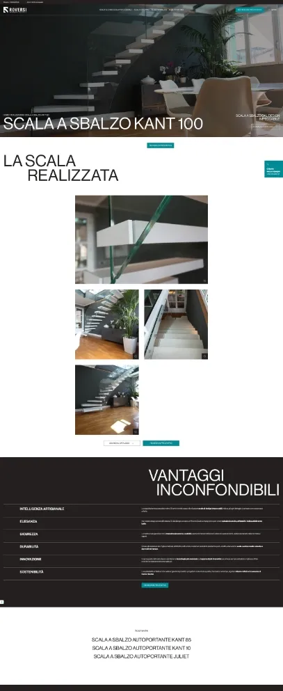 sito web desktop roversi scale