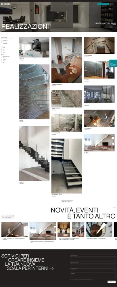 sito web desktop roversi scale