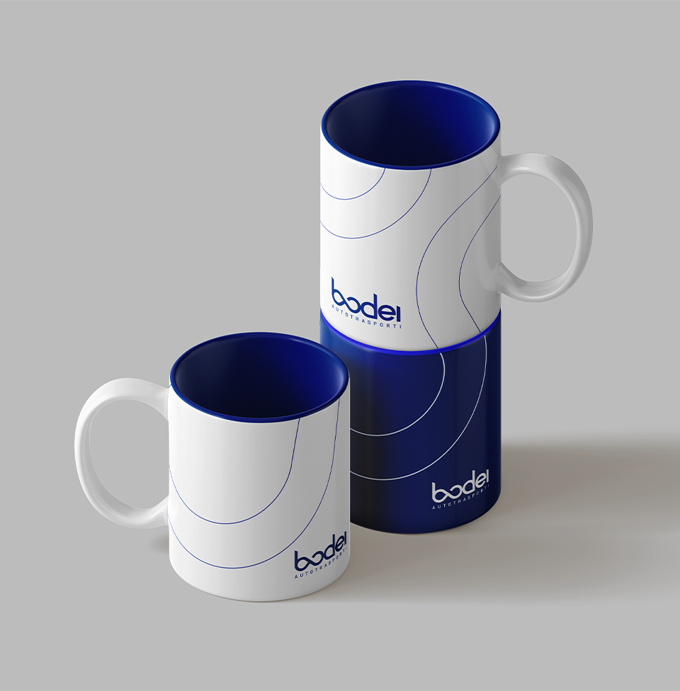 tazze con restyling brand autotrasporti bodei