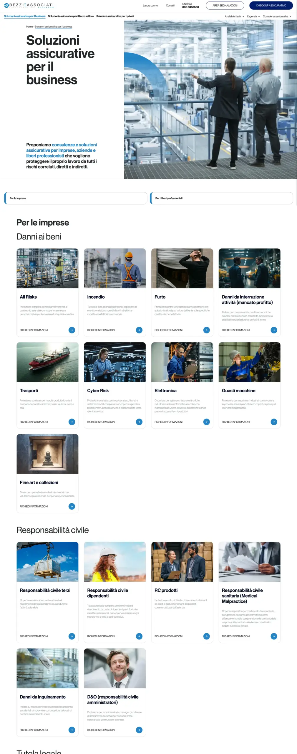 visuale completa soluzioni assicurative business bezzi e associati