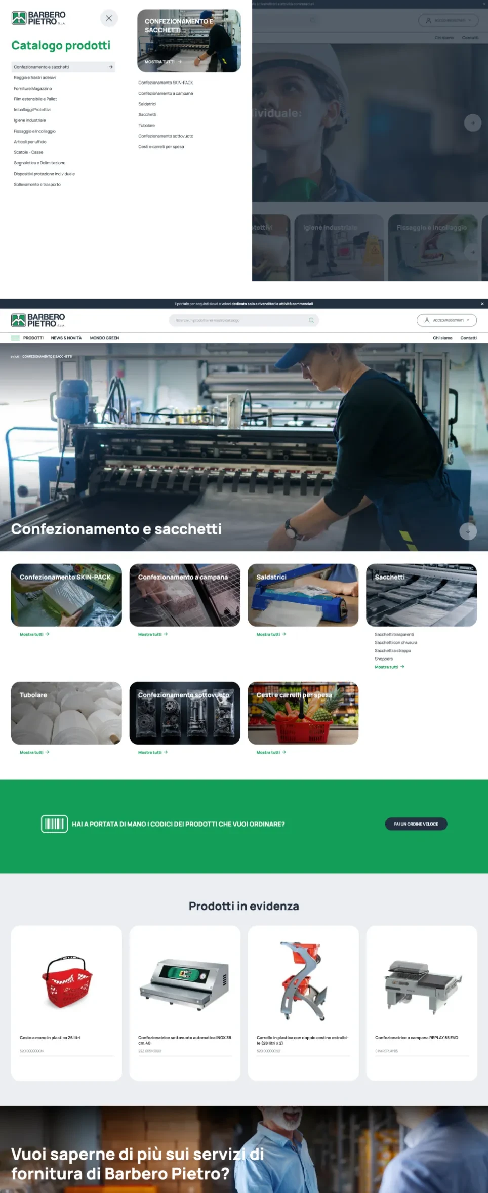 web design ecommerce ferramenta barbero pietro