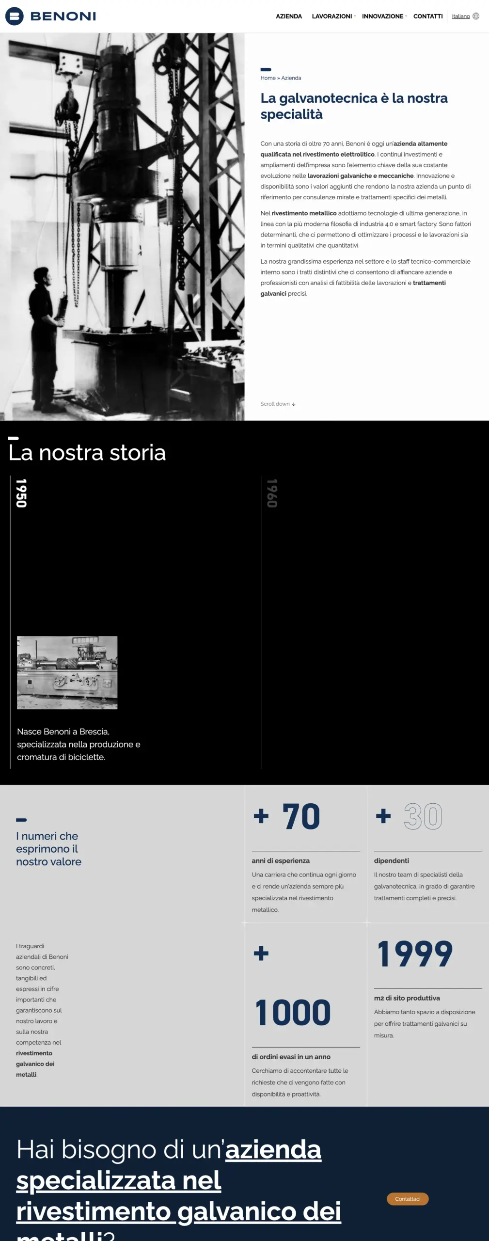 web design sito benoni