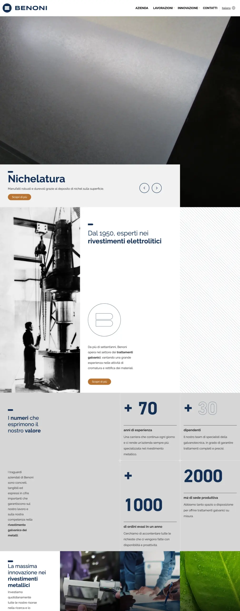 web design sito benoni