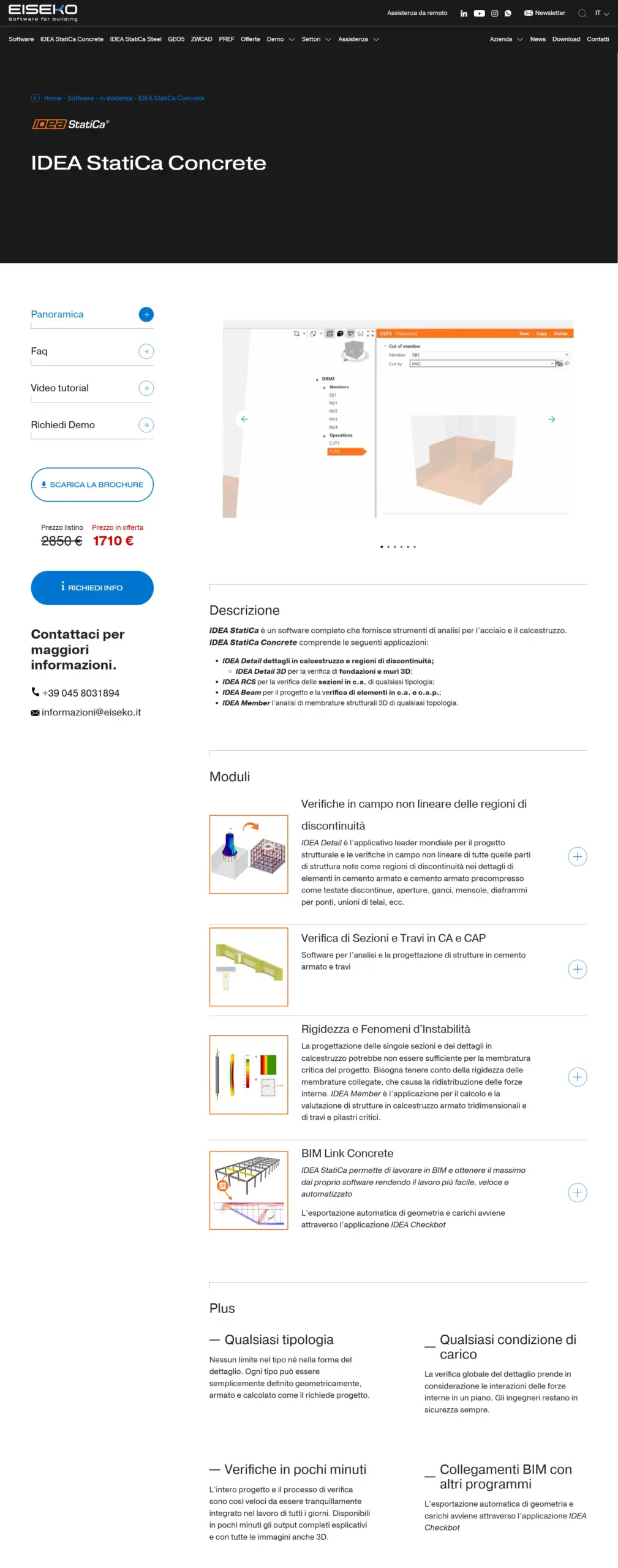 web design sito software ingegneria eiseko