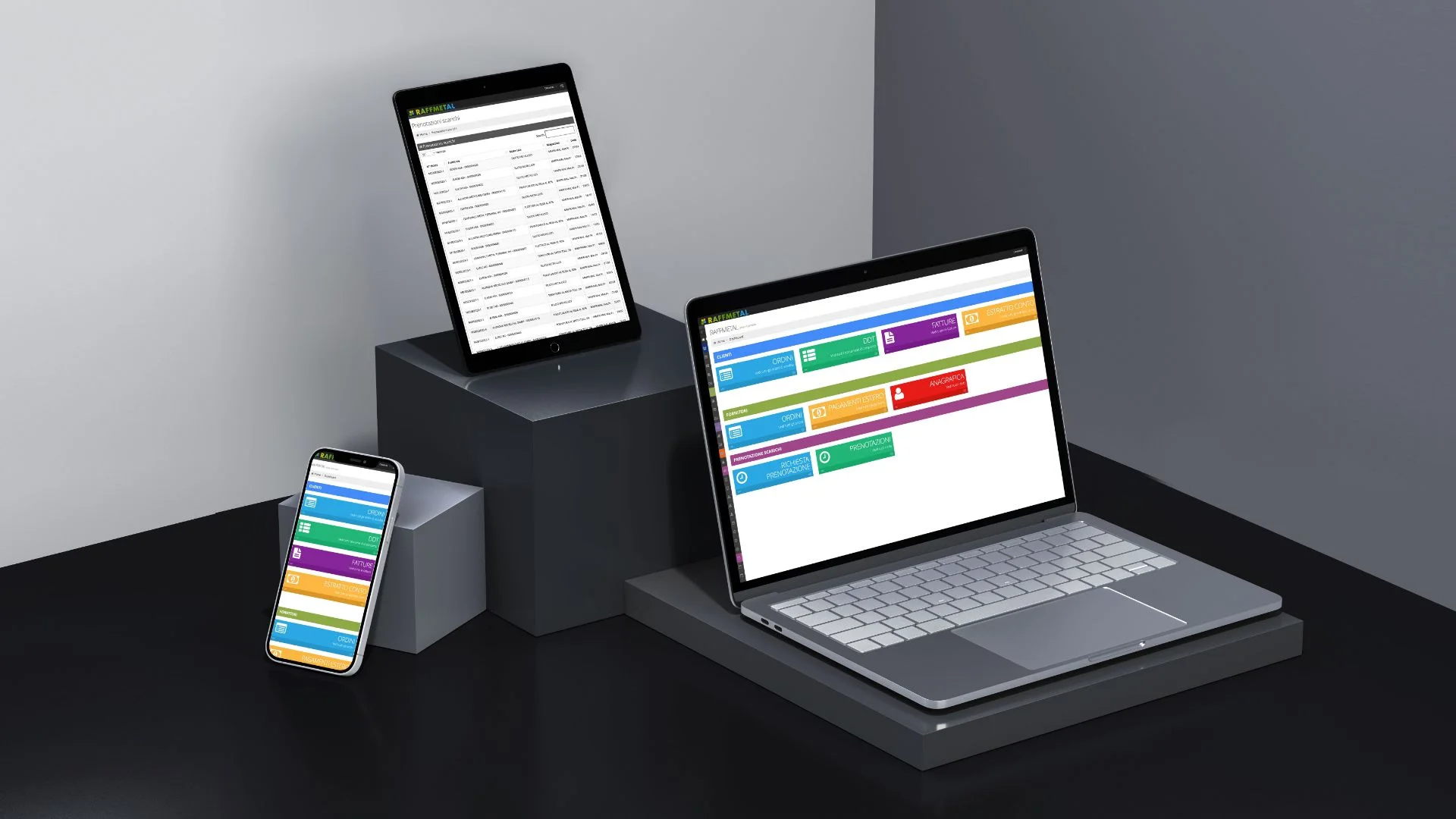 webapp piattaforme leghe alluminio